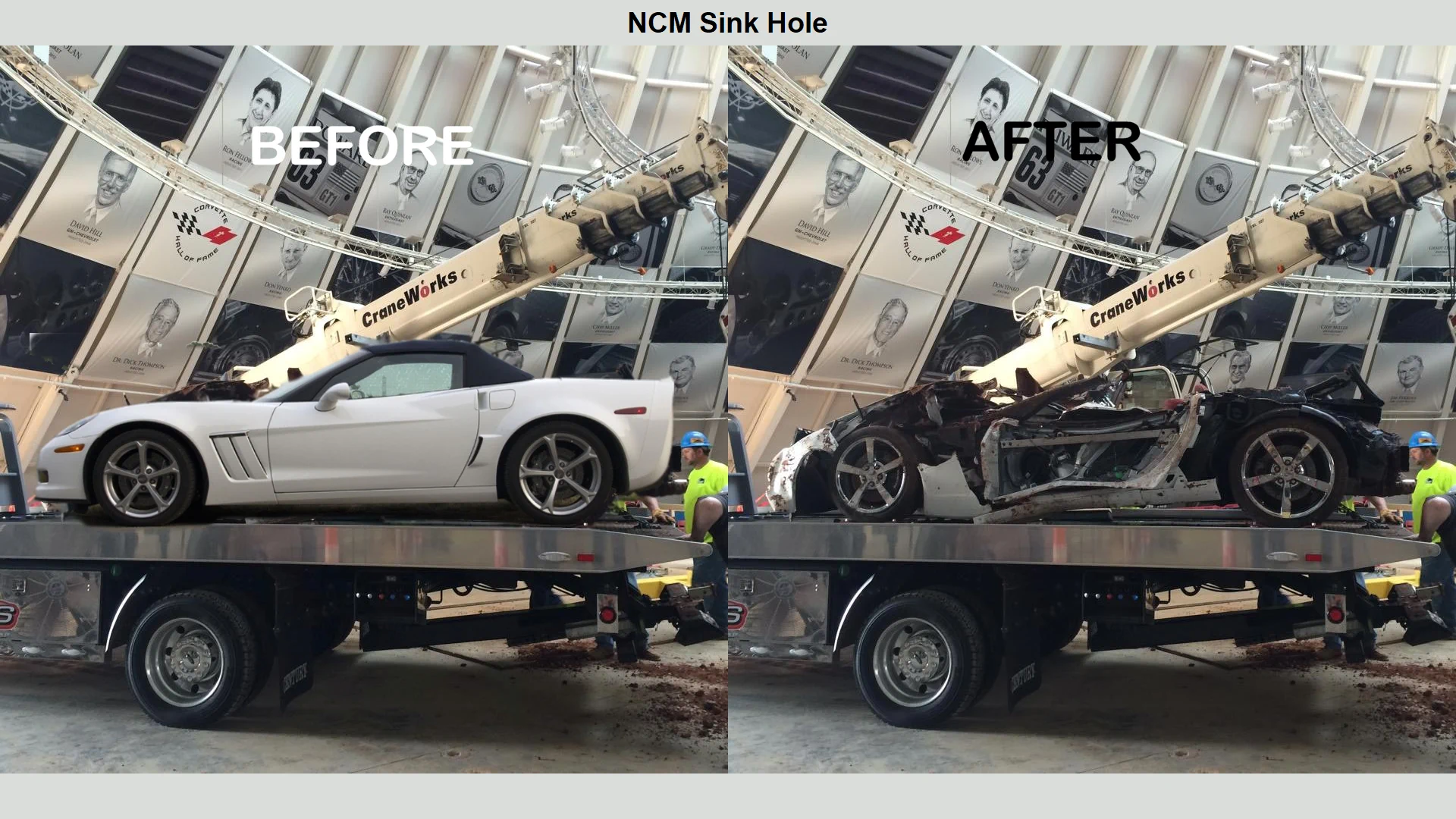 Click to Enlarge-Esc to Close Corvette Generations/C6/C6 2009 Sink hole vette.webp